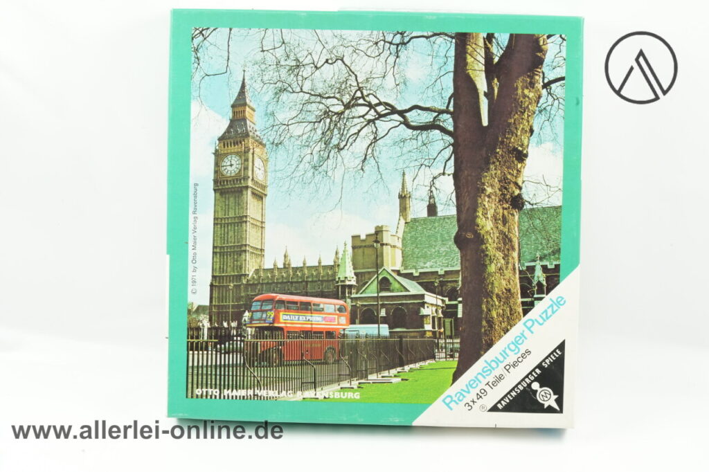 Ravensburger | Otto Maier Verlag | 3 City - Puzzle | 15.251 London Prag New York | 3x 49 Teile