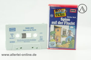 TKKG Folge 50 | Sion auf der Flucht | Vintage MC Hörspiel Kassette | Europa Cassette 1