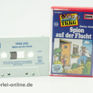 TKKG Folge 50 | Spion auf der Flucht | Vintage MC Hörspiel Kassette | Europa Cassette 1