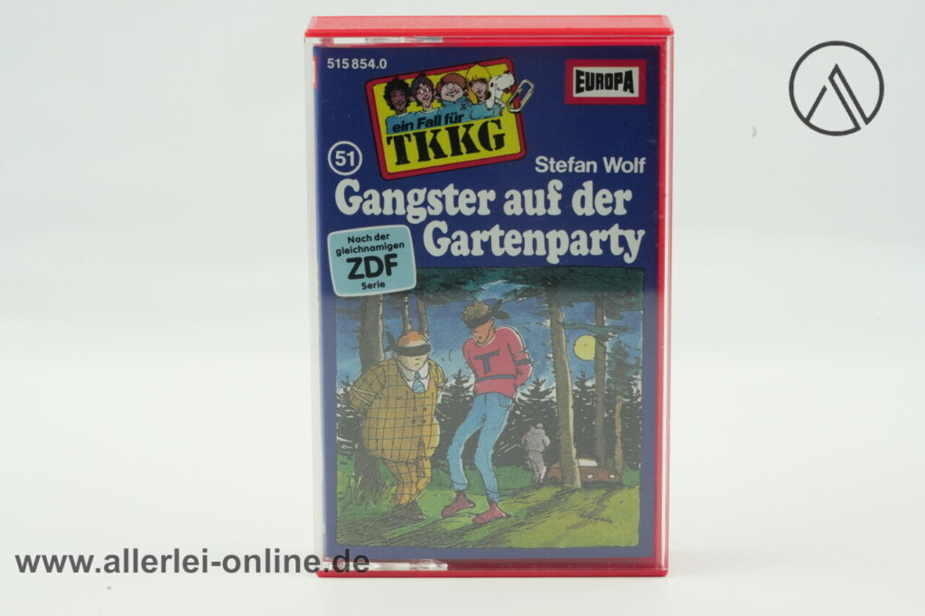 TKKG Folge 51 | Gangster auf der Gartenparty | Vintage MC Hörspiel Kassette | Europa Cassette