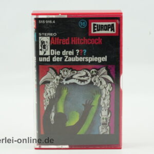 Die Drei ??? | Alfred Hitchcock | Nr. 16 | Die drei ??? und der Zauberspiegel | Vintage MC Hörspiel Kassette | Europa Cassette
