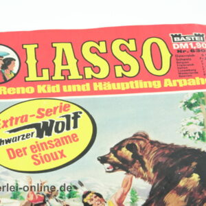 LASSO Comic-Heft Nr. 630 | Die Rache des Grizzlys | Vintage Bastei Verlag Comic 1