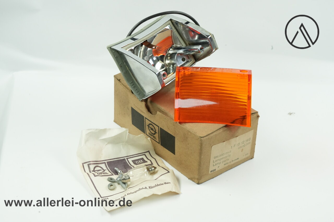 Opel Rekord C | Opel Commodore A | Original Opel Blinker | Blinkleuchte 1612148 ,vorne links Opel Rekord C | Opel Commodore A | Original Opel Blinker | Blinkleuchte 1612148 ,vorne links