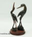 Kranich Skulptur | Horn Reiher Paar | Mid Century Design der 60er Jahre