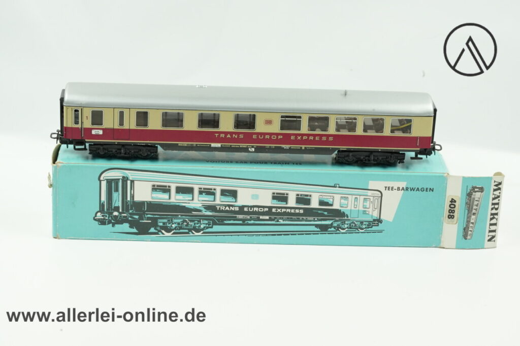 Märklin H0 | Märklin 4088 TEE-Barwagen ,beleuchtet | 1.Klasse ARD4üm der DB mit OVP