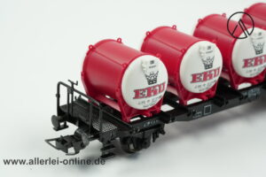 Fleischmann H0 | Fleischmann 5231 EKU Bier Behälter Tragwagen | 2-Achsiger Btms55 Güterwagen