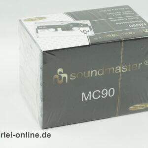 5er Pack Soundmaster MC90 | 5 Stück Audio Cassette | Music and Voice Leerkassette | NEU/OVP