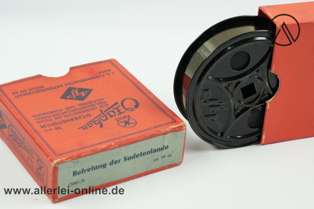 Kalle Ozaphan 16 mm Sicherheits-Film für das Heim Kino | Befreiung der Sudetenlande 1938