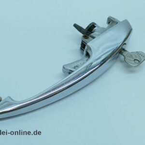 VW Käfer Türgriff - Karmann Ghia Typ 3 Türgriff mit Schlüssel | VW Beetle Door Handle with Key | Oldtimer Chrom Türgriff