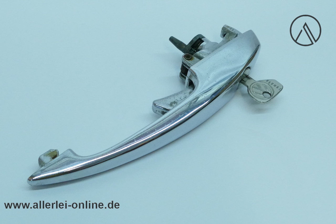 VW Käfer Türgriff - Karmann Ghia Typ 3 Türgriff mit Schlüssel | VW Beetle Door Handle with Key | Oldtimer Chrom Türgriff VW Käfer Türgriff - Karmann Ghia Typ 3 Türgriff mit Schlüssel | VW Beetle Door Handle with Key | Oldtimer Chrom Türgriff