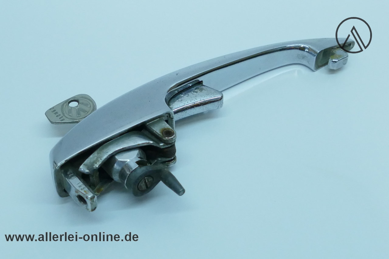 VW Käfer Türgriff - Karmann Ghia Typ 3 Außentürgriff mit Schlüssel Oldtimer Chrom Türgriff VW Käfer Türgriff - Karmann Ghia Typ 3 Außentürgriff mit Schlüssel Oldtimer Chrom Türgriff