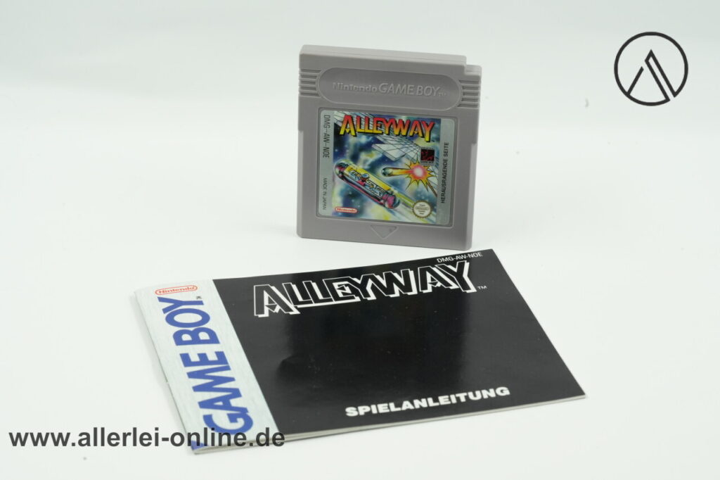 Nintendo Game Boy ALLEYWAY Inkl. Spielanleitung | Vintage NOE Videospiel
