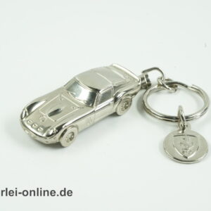 Ferrari 250 GTO Auto Schlüsselanhänger | Silber-Chrom