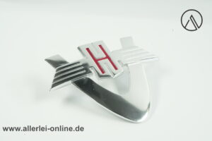 Hanomag Kurier Kühleremblem | Rheinstahlbogen Emblem ca. 10 x 12,5 cm | Hanomag Traktoren und Baumaschinen Emblem
