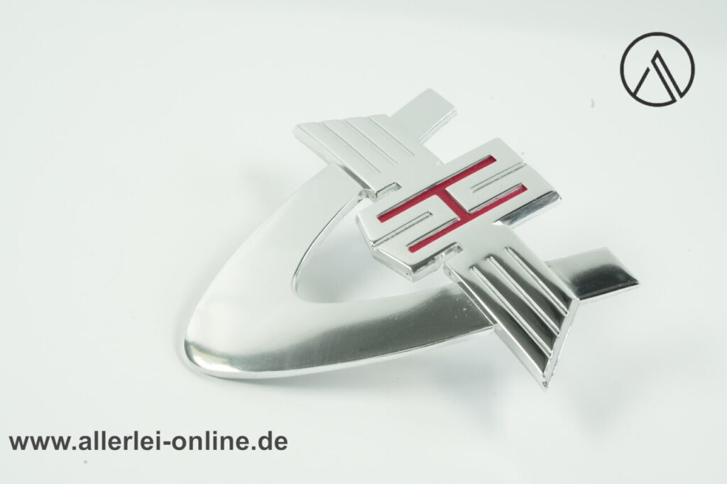 Hanomag Kühleremblem | Rheinstahlbogen Emblem ca. 10 x 12,5 cm | Hanomag Traktoren und Baumaschinen Emblem
