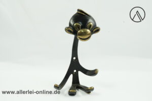 Affe Messing Kleiderhaken | Monkey Garderobe | Walter Bosse für Herta Baller Ära