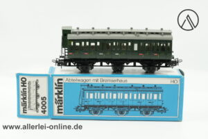 Märklin H0 | Märklin 4005 Abteilwagen 330 Stg mit Bremserhaus | 3-Achsiger 2. Klasse Personenwagen