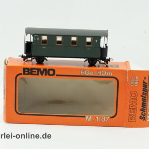 BEMO H0e-H0m Schmalspurbahn 2. Klasse Personenwagen