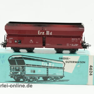 Märklin H0 | Märklin 4624 Selbstentladewagen | Erz III d 4-Achs Großgüterwagen