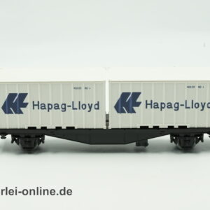 Märklin Spur H0 | Primex 4552 Hapag-Lloyd Containerwagen | Container Tragwagen mit OVP