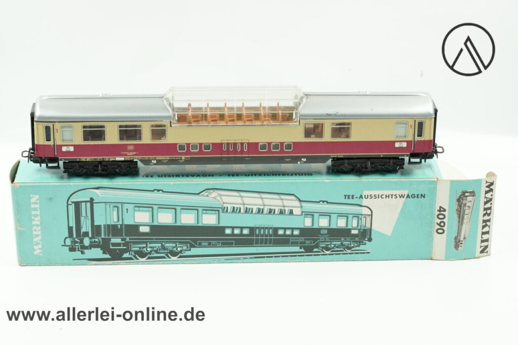 Märklin H0 | Märklin 4090 TEE-Aussichtswagen | 1.Klasse Schnellzugwagen ADüm 101 der DB