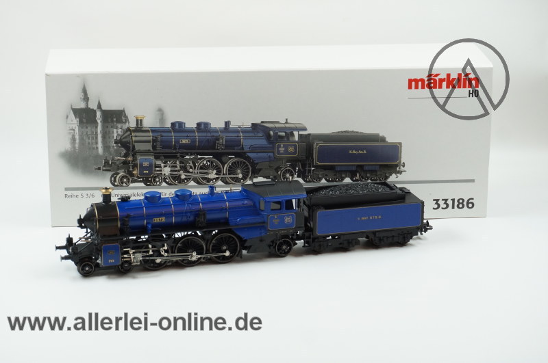 Märklin H0 33186 Delta-Digital S 3-6 Schlepptender Dampflokomotive 3673