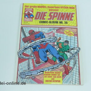 Die Spinne Comic-Heft Nr.26 | Zweitauflage | Der Geier und Doktor Octopus | Spider-Mann Superhelden Serie | Vintage Condor Marvel Verlag Comic