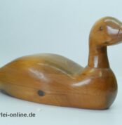 Marcelville Antiques & Custom Furniture aus Penetang, Ontario | Holzfigur Ente Duck | Handgeschnitzte Holzskulptur