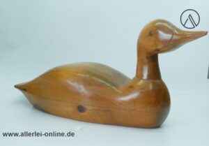 Marcelville Antiques & Custom Furniture aus Penetang, Ontario | Holzfigur Ente Duck | Handgeschnitzte Holzskulptur
