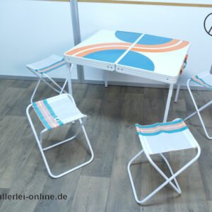 Italienisches klappbares Camping-Set | Vintage Stiliac Italien Camping-Set