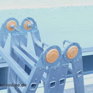 TUBESCA Aluminium Leiter | Klappleiter Mehrzweckleiter