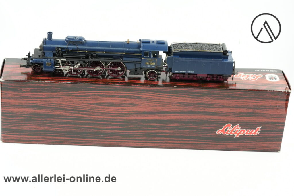 Liliput H0 | Liliput 4006 AC Dampflok mit Tender BR IVh 1001 | Dreileiter-Gleissystem Schlepptenderlokomotive