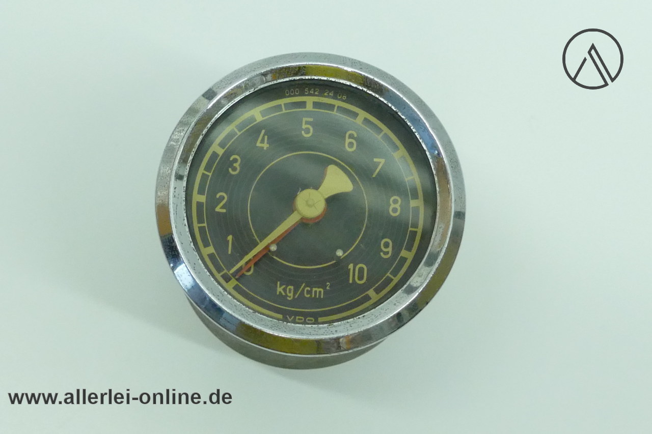 VDO 000 542 24 08 Druckluft Anzeige Instrument | Bremsen Druckluftanzeige | Oldtimer Chrom Bremsdruckanzeige 0-10 bar VDO 000 542 24 08 Druckluft Anzeige Instrument | Bremsen Druckluftanzeige | Oldtimer Chrom Bremsdruckanzeige 0-10 bar