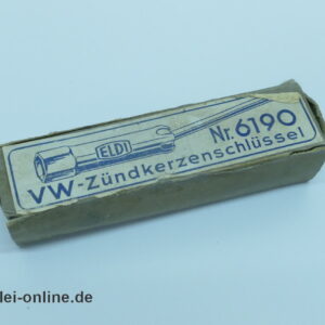 ELDI VW Zündkerzenschlüssel | Vintage VW Bordwerkzeug 21mm mit Original Karton