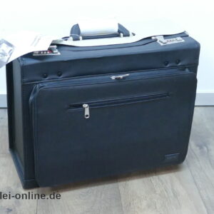 Leitz Koffer | Business Pilotenkoffer 1962 | Pilot Case Aktenkoffer - schwarz,unbenutzt