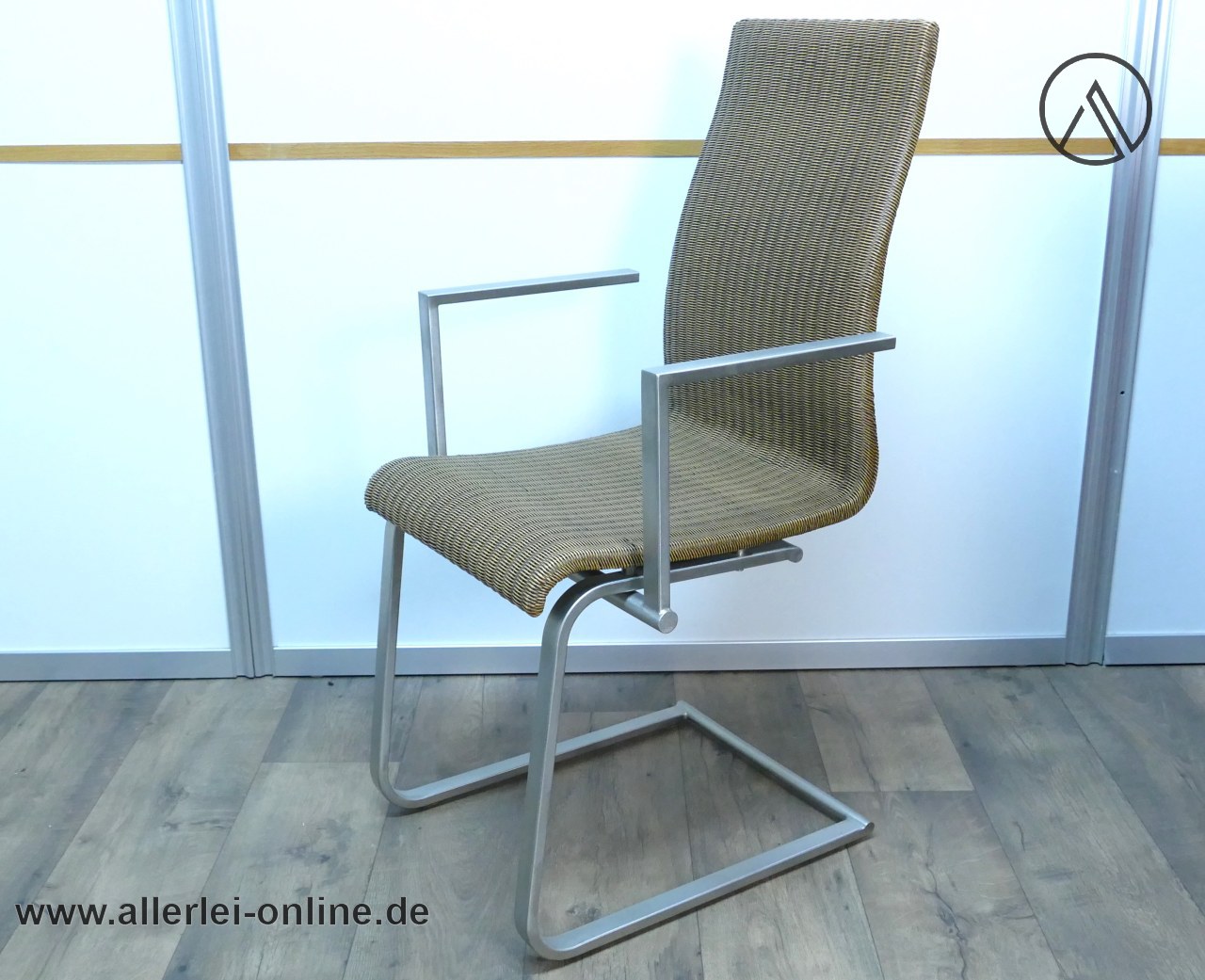 Lloyd Loom LaVida Armlehnstuhl | Geflecht Freischwinger Stuhl Lloyd Loom LaVida Armlehnstuhl | Geflecht Freischwinger Stuhl