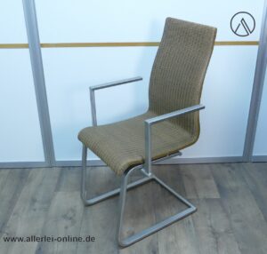 Lloyd Loom LaVida Design Armlehnstuhl | Freischwinger Stuhl