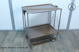 Klappbarer Servierwagen | Melform Teewagen | Vintage Mid Century 60s Barwagen