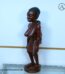 Afrikanische Holzfigur | Mutter mit Kind auf dem Rücken ,massiv Holz 78 cm | Afrikanische Volkskunst Handarbeit