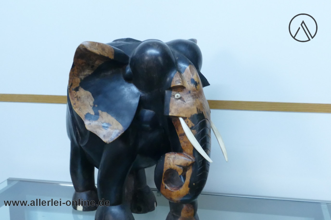 Ebenholz Elefant – 42 cm hoch – Handgeschnitzt - Massivholz 18,3 Kg EBONY ELEPHANT Ebenholz Elefant – 42 cm hoch – Handgeschnitzt - Massivholz 18,3 Kg EBONY ELEPHANT