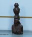 Afrikanische Wasserträgerin Holzfigur | Mutter mit Kind auf dem Rücken ,massiv Holz 48 cm | Afrikanische Volkskunst Handarbeit