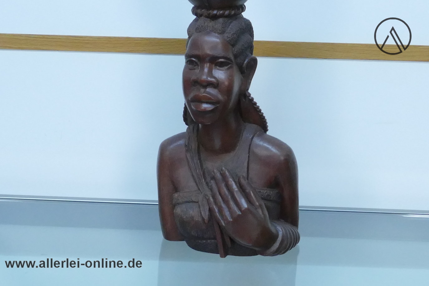 Afrikanische Holzfigur | Mutter mit Kind auf dem Rücken ,massiv Holz 48 cm | Afrikanische Volkskunst Handarbeit Afrikanische Holzfigur | Mutter mit Kind auf dem Rücken ,massiv Holz 48 cm | Afrikanische Volkskunst Handarbeit