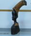 Afrikanische Kunst - Kopf Skulptur | Frauenfigur ,massiv Holz Figur 38 cm | Afrikanische Volkskunst Handarbeit