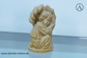 Hand Gottes - Schützende Hand mit Junge | 19 cm Holzfigur