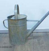 Alte AEMA Zink-Gießkanne | Verzinkte 10 Ltr. Gießkanne mit langer Tülle