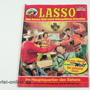LASSO Comic-Heft Nr. 617 | Im Hauptquartier des Satans | Vintage Bastei Verlag Comic