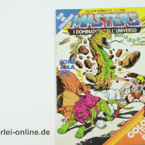 Masters Of The Universe | MOTU-Malbuch - Albi da colorare | Collana Gamma N° 6“ aus den 1980er Jahren