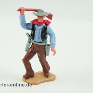 Timpo Toys | Cowboy mit Pistole und Gewehr | Vintage Timpo Toys Steckfigur