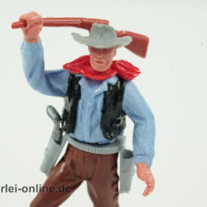 Timpo Toys | Cowboy stehend mit Pistole und Gewehr im Allerlei Online Shop