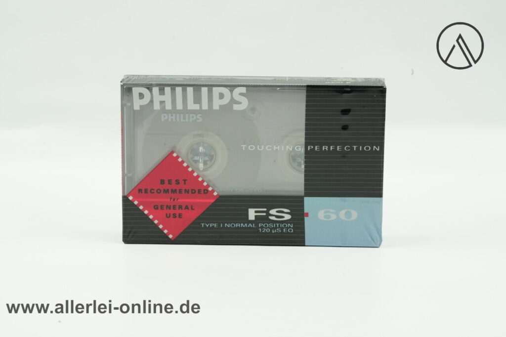PHILIPS FS 60 | Audio Kassette | Type 1 Normal Position | Music and Voice Leerkassette | NEU/OVP